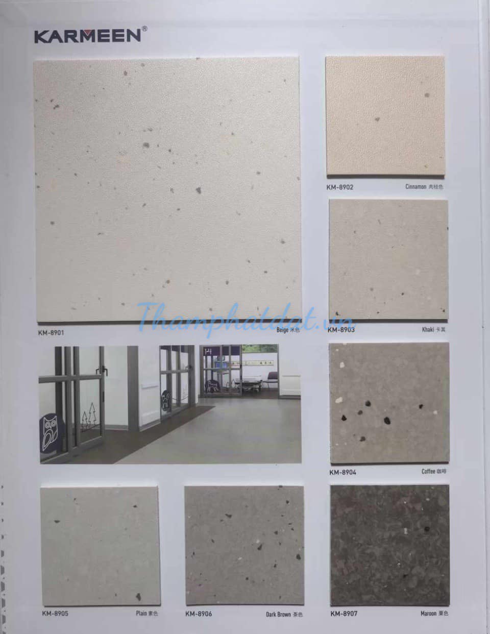 sàn nhựa kháng khuẩn vinyl 